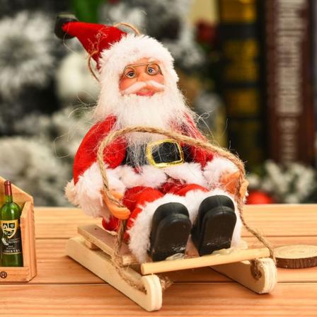 Juletredekorasjon Plysjleker Feriefestdekorasjon 20 cm