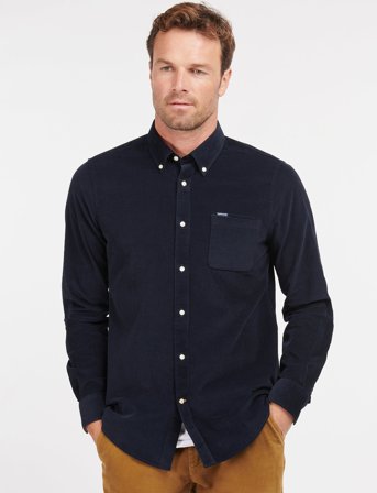 Barbour Barbour Ramsey Tailored Cord Shirt - Navy - M