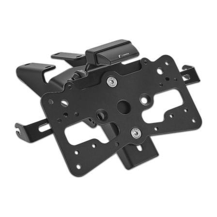 Portatarga Rizoma Fox (solo versione USA) Nero - Kawasaki Ninja 650 2017-2019