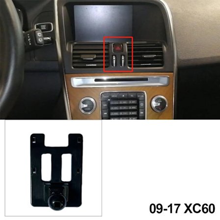 Dedikeret biltelefon Telefonos holder, stander til Volvo XC40 XC60 S90 V90 S60 V60 2018 2019 2020 2021 2022~01763