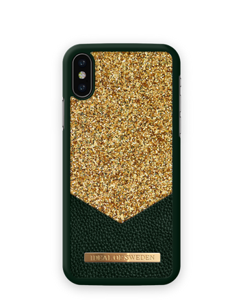 iPhone X/XS Hoesje, Glimmer Emerald, iDeal of Sweden