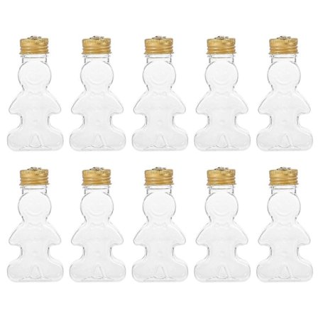 10 stk Pepperkakeflasker Juletrær Hengende Transparent Flaske Tom Påfyllbar Flaske (FMY)