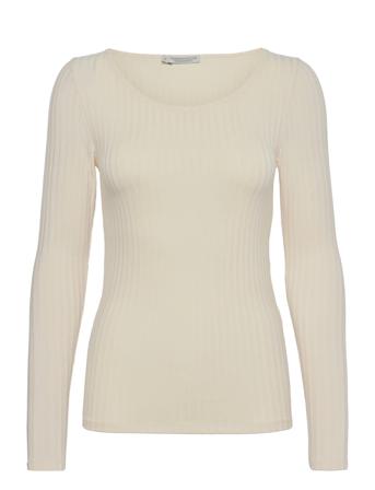Celineup Ls Top Topp Creme Underprotection