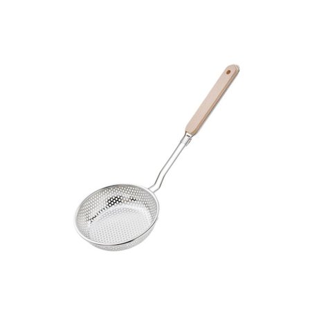 Stor friture si i rustfrit stål til hjemmekøkkenbrug