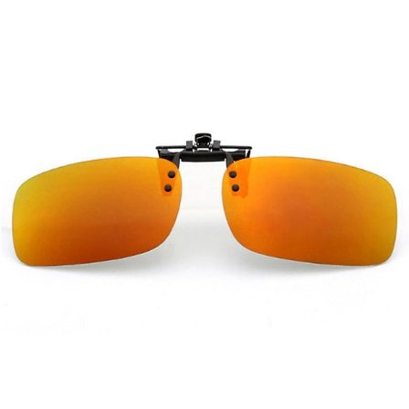 Clip On Blåt Lys Filter Blokerende Briller Kontor Computer Anti UV Belastning Relief Orange Rød 1par