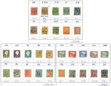 Island - Fyldt udvalgshæfte AFA 8B-301 - Stemplet