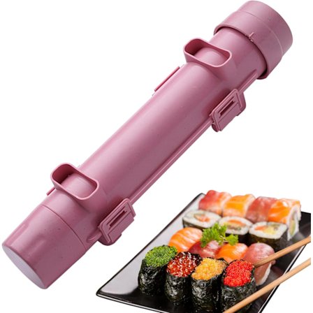 Sushi Maker, Livsmedelsgodkänd Sushi Bazooka, Sushiformar, Perfekt för att Göra Sushi Roller med Ris, Grönsaker och Kött. Idealiskt DIY Sushi 