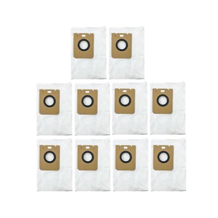 10 st Dammsugarpåsar för Bot Z10 Pro / L10 Plus Automatisk tömning Robotdammsugare Ersättningsdelar