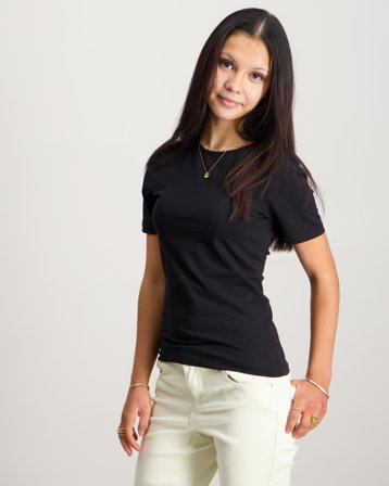 LMTD NLFBOVAS SS SHORT S TOP Schwarz Tops/Blusen Mädchen - Kids Brand Store