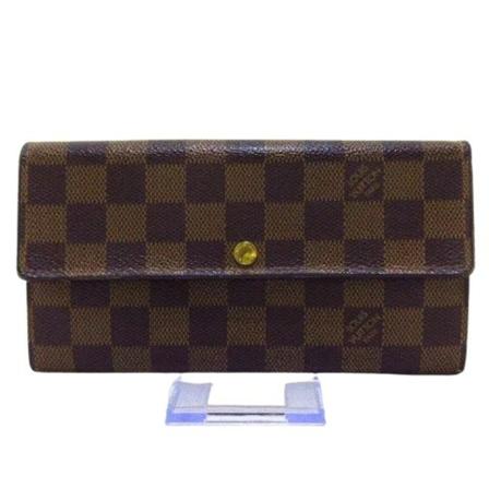 Louis Vuitton Vintage Pre-owned Canvas wallets brun, Dam Vintage Accessoarer, Dam, Storlek: ONE SIZE