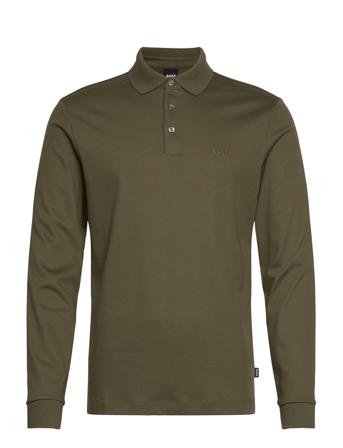 Pado 30 Polos Long-sleeved Khaki Green BOSS