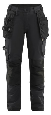 Blåkläder 712116459900C46 Arbetsbyxa svart/svart Svart/svart, Kläder