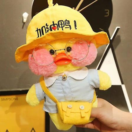 30 cm s p Lalafanfan Cafe -ankkapehmolelu Kawaii Lalafanfan -ankkanukke Pehme t ytetty el inpehmolelu tyyny Syntym p iv lahjat lapsille C6 25-30cm