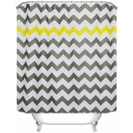 Vattentät tyg duschdraperi mögelbeständig och antibakteriell duschdraperi badrumstextil i storlek 180cm x 180cm