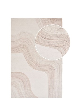 House Nordic | Trine - Rug, Hand Tufted, Light Brown/Ivory 160X230 Cm | 1X160X230CM