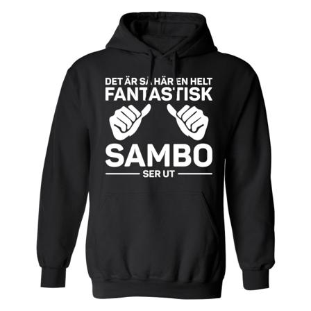 Fantastisk Sambo - Hoodie / Tröja - DAM Svart - XL