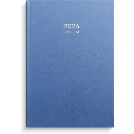 BURDE Kalender 2026 Tidjournal blå kartong - Lyreco - Almanackor och kalendrar - Bokningskalendrar - Tidsjournaler