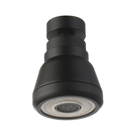 360 roterbar vandhaneforlænger, stænksikker køkkenhane, bruser med 3 tilstande, vandbesparende sort kobber vandhanehoved [DM]