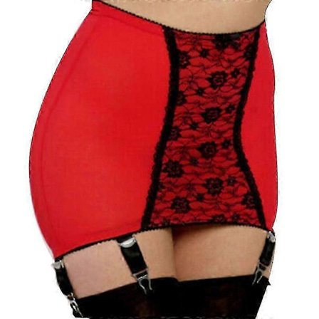 Dame Sexy Strømpebelte Høy Midje Blondeholder Justerbare Spenner Stropp Julegaver-Perfekt