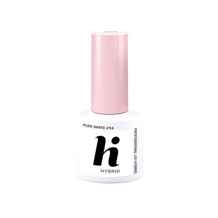 HI HYBRID Sport Smalto Semipermanente #114 Pure White 5ml - Smalto Gel e semipermanente
