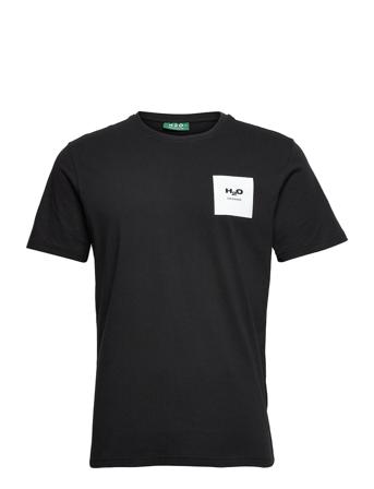 Lyø Organic Tee T-shirts Short-sleeved Svart H2O
