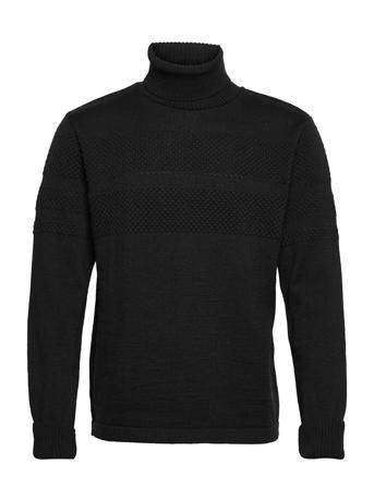 Wool Klemens Knit Knitwear Turtlenecks Svart Mads Nørgaard