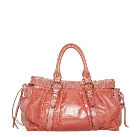 Miu Miu Pre-owned, Pre-owned Leather handbags Roze, Dames, Maat:ONE Size