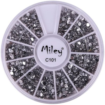 Rundel - Miley - C101 - Nageldekorationer - Ca: 600 st