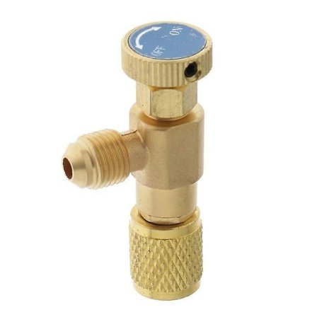 R22 till R410 Köldmedium Burk Flaska Kran Ventilöppnare Fluorverktyg