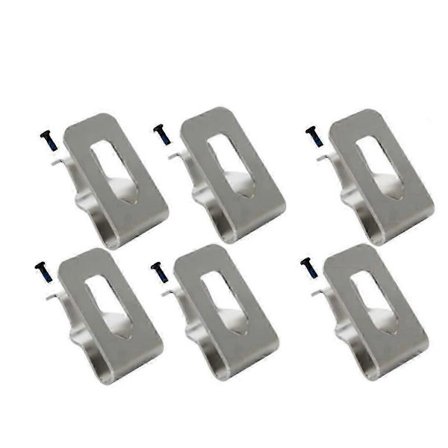 6 stk. elektrisk drill belteklips erstatningskroker - Kompatibel med Dewalt (LGL)