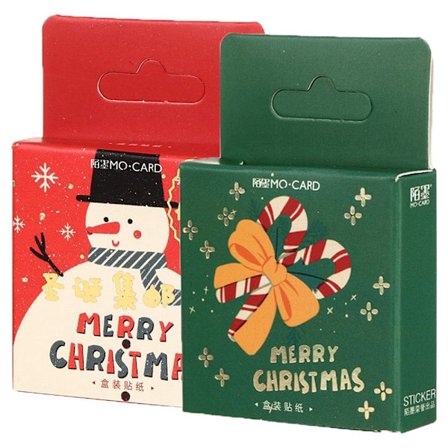 92st God Jul Stickers Brevpapper Stickers 1+4 - stock