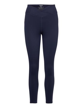 Pp Basic High Rise T Running/training Tights Marineblå Reebok Performance*Betinget Tilbud