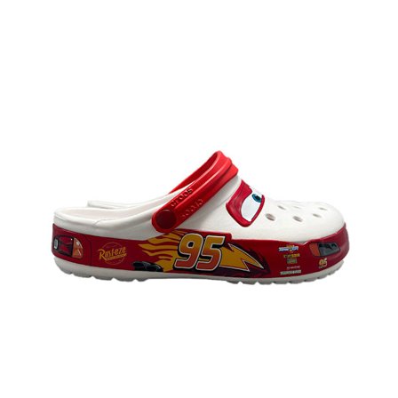 Unisex Voksen Pixar Cars McQueen Tresko hvit