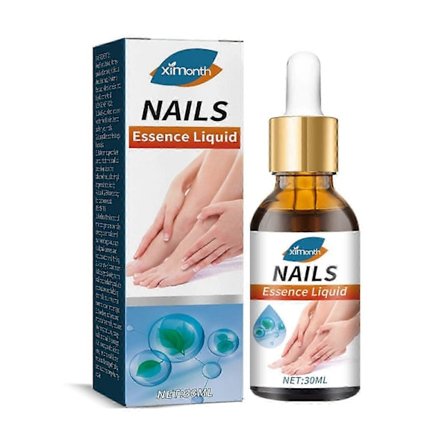 Nagelessensvätska - Förtjockande & Reparerande Formula med Kaprifol & Hibiskusextrakt för Friska Naglar