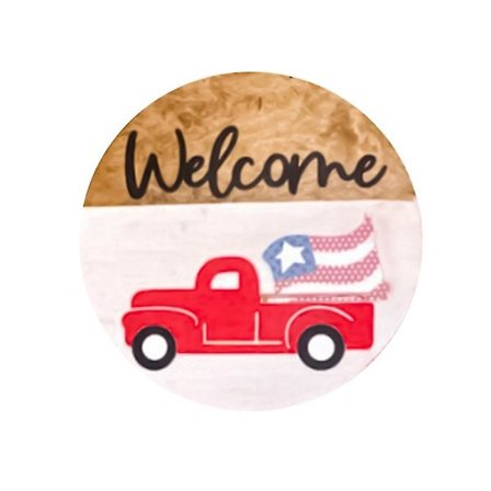 Ovikyltti 3D Rustiikkinen Puinen Tonttu Tervetuloa Puukyltti Kotiin Q