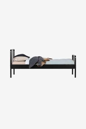 WOOOD - Sänky Mees 90x200 cm - Musta - Sängyt - 90X200 - - Homeroom