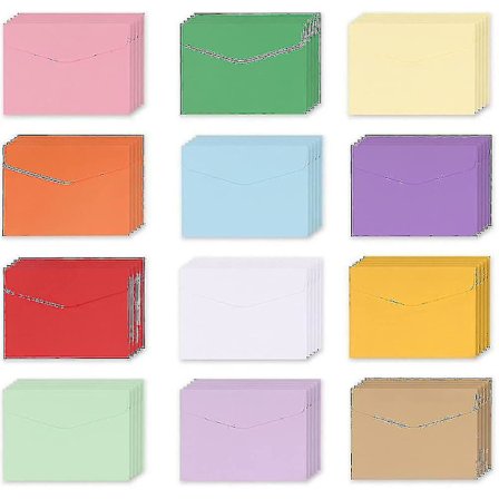 Mini små kuverter, 60 stk. farverige søde søde kuverter Thanksgiving