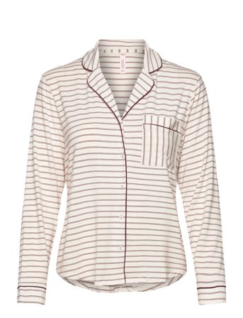 Essential Jersey Long-Sleeved Jacket Cream Hunkemöller