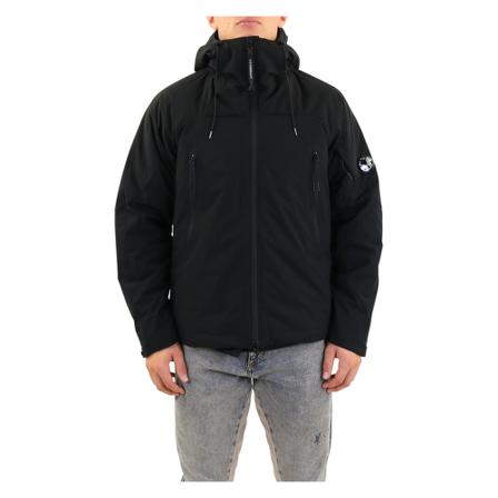 C.p. Company, Hooded Jacket Czarny, Mężczyzna, Rozmiar: L