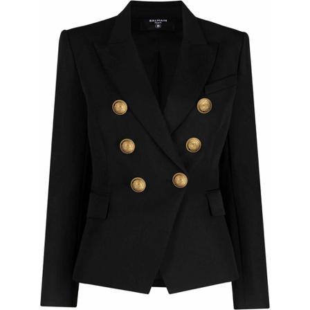 Balmain Blazer Sort, Dame