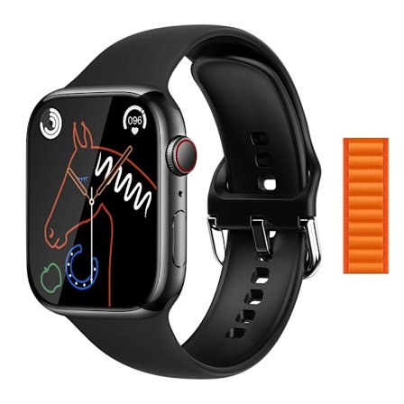 NY Smartwatch Serie 8 HD-skärm Sport Puls Blodtryck Fitness Tracker Bluetooth Samtal Män Kvinnor Smartwatch för Apple