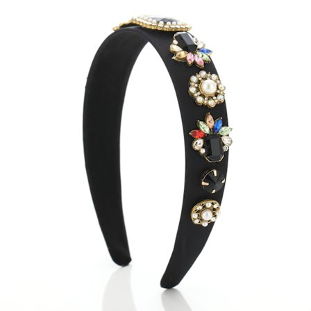 Ylellinen tiara käsin asennetuilla kristalleilla