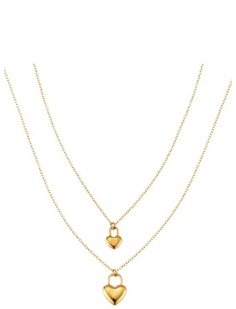 By Jolima | Heart Locker Necklace | ONE SIZE 45 cm