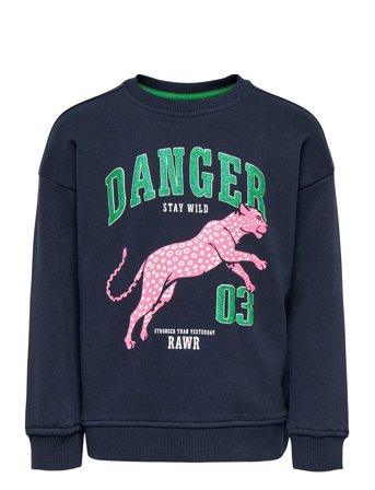 Kids Only | Kmgleopaula Life L/S Loose Pullo Bru Swt | 110