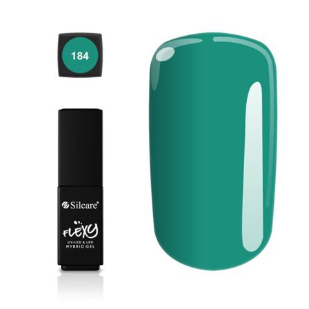 Silcare - Flexy - Hybrid Gel - Color: 184 - 4,5 Gram Grön