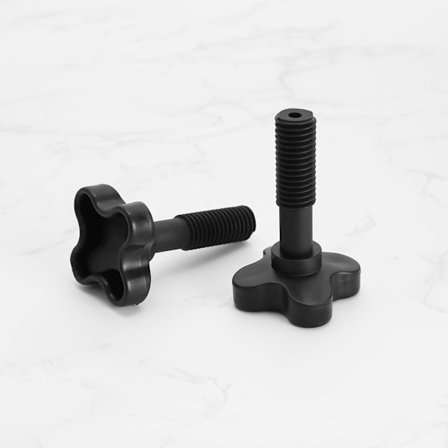 2 stk. plastfester skruer til hagemarkise, tilbehør til utemøbler