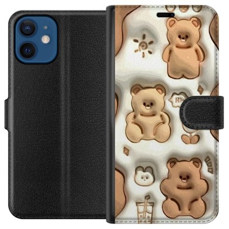 Kompatibelt Plånboksfodral till Apple Apple iPhone 12 Bubbliga Björnar