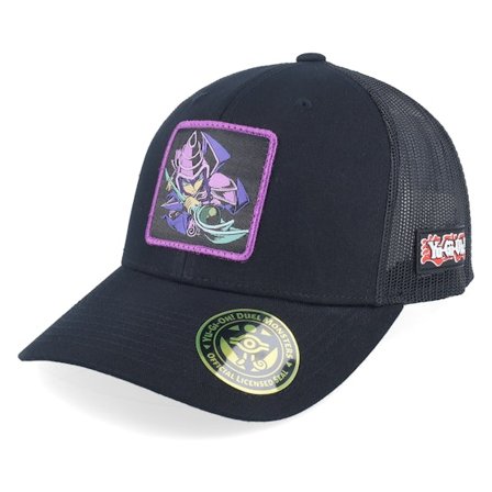 Yu-Gi-Oh! - Černá trucker Kšiltovka - Dark Magician Black Trucker - Yu-Gi-Oh @ Hatstore