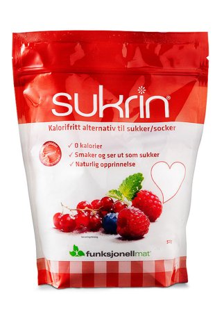 Sukrin Sukrin Sødemiddel 500 g, Helse & Madvarer, Sukker & Sødemidler, Sødemidler