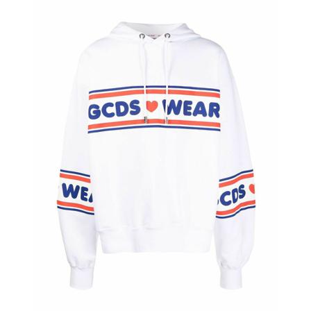 Gcds Hoodies vit, Herr, Herr, Storlek: M